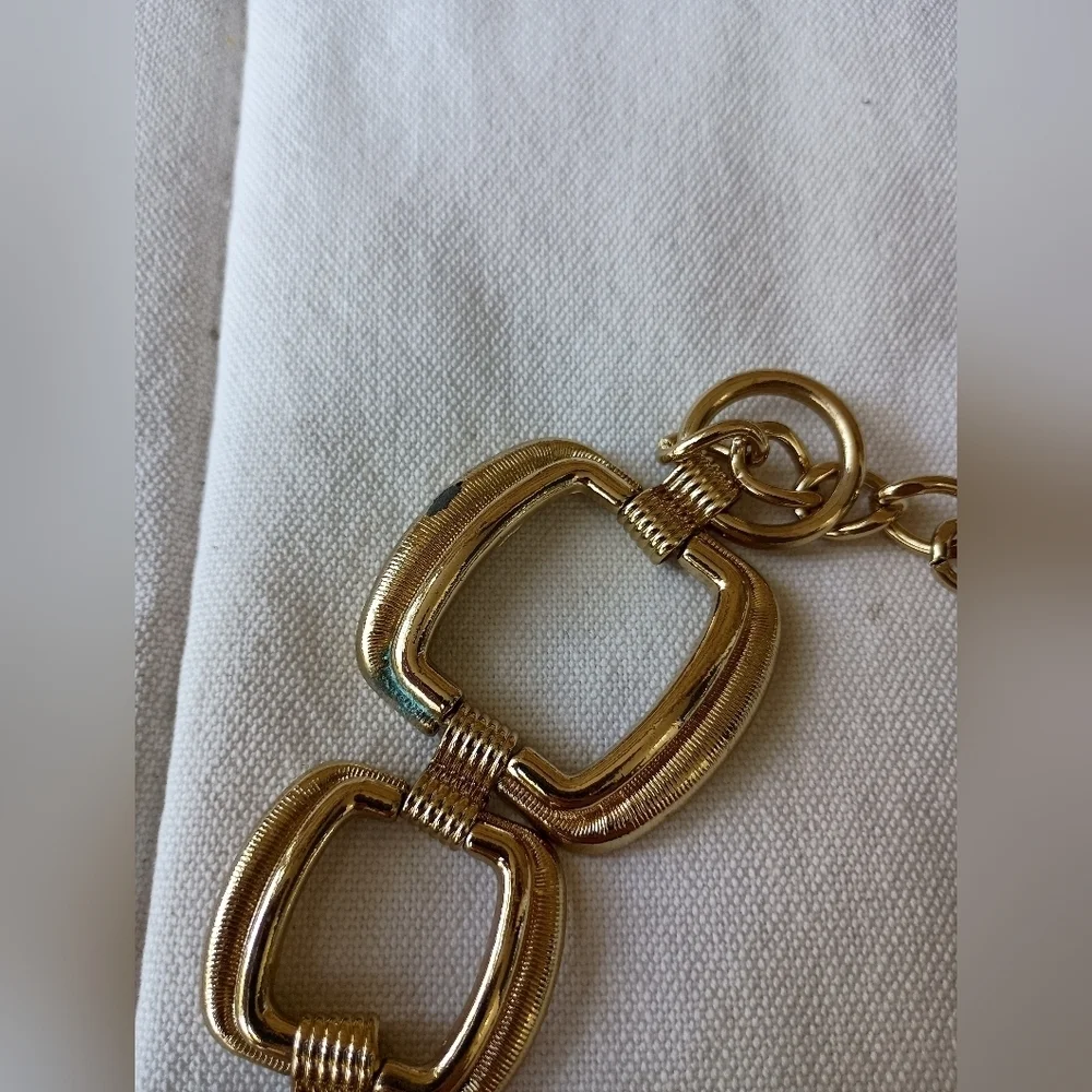 Vintage Elegant Gold Link Women's Belt